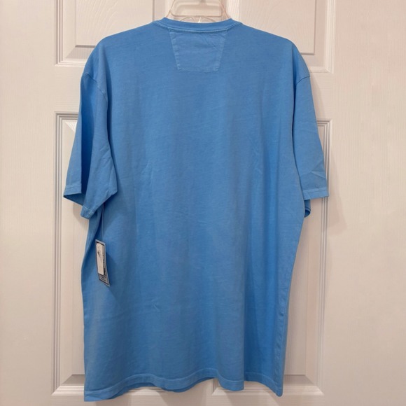 NEW Johnnie O performance shirt Men's XL Chest pocket Logo Blue Resort Travel - Picture 3 of 6